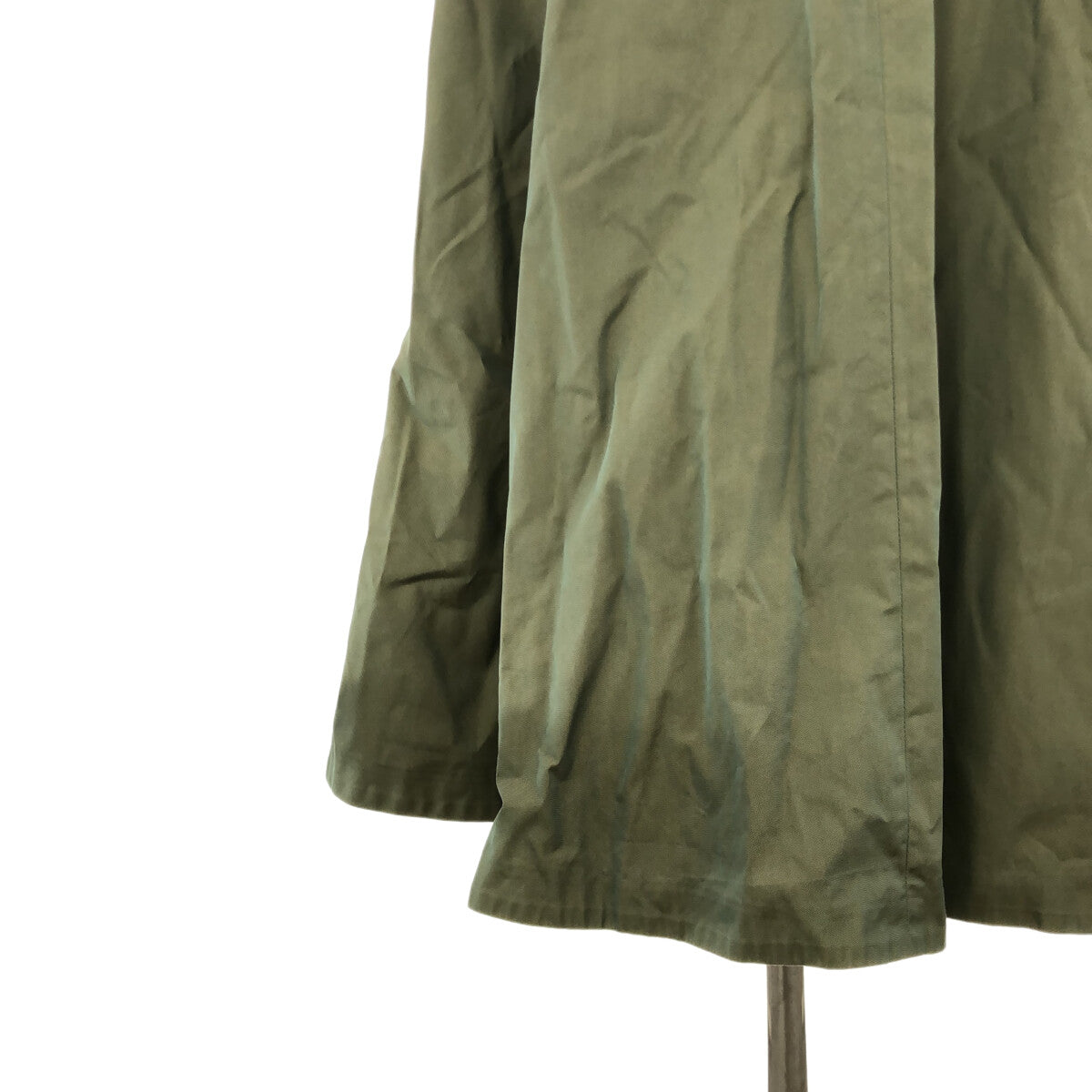 CLANE / 크라네 | CHAMBRAY CIRCULAR 플레어 스커트 | 1 | 카키 | 여성