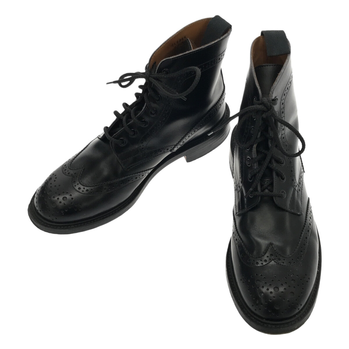 靴/シューズトリッカーズ／Tricker's レースアップブーツ シューズ 靴 メンズ 男性 男性用レザー 革 本革 ブラック 黒  M2508 MALTON モールトン Brogue Boots ダブルソール カントリーブーツ ウイングチップ レザーソール グッドイヤーウェルト製法