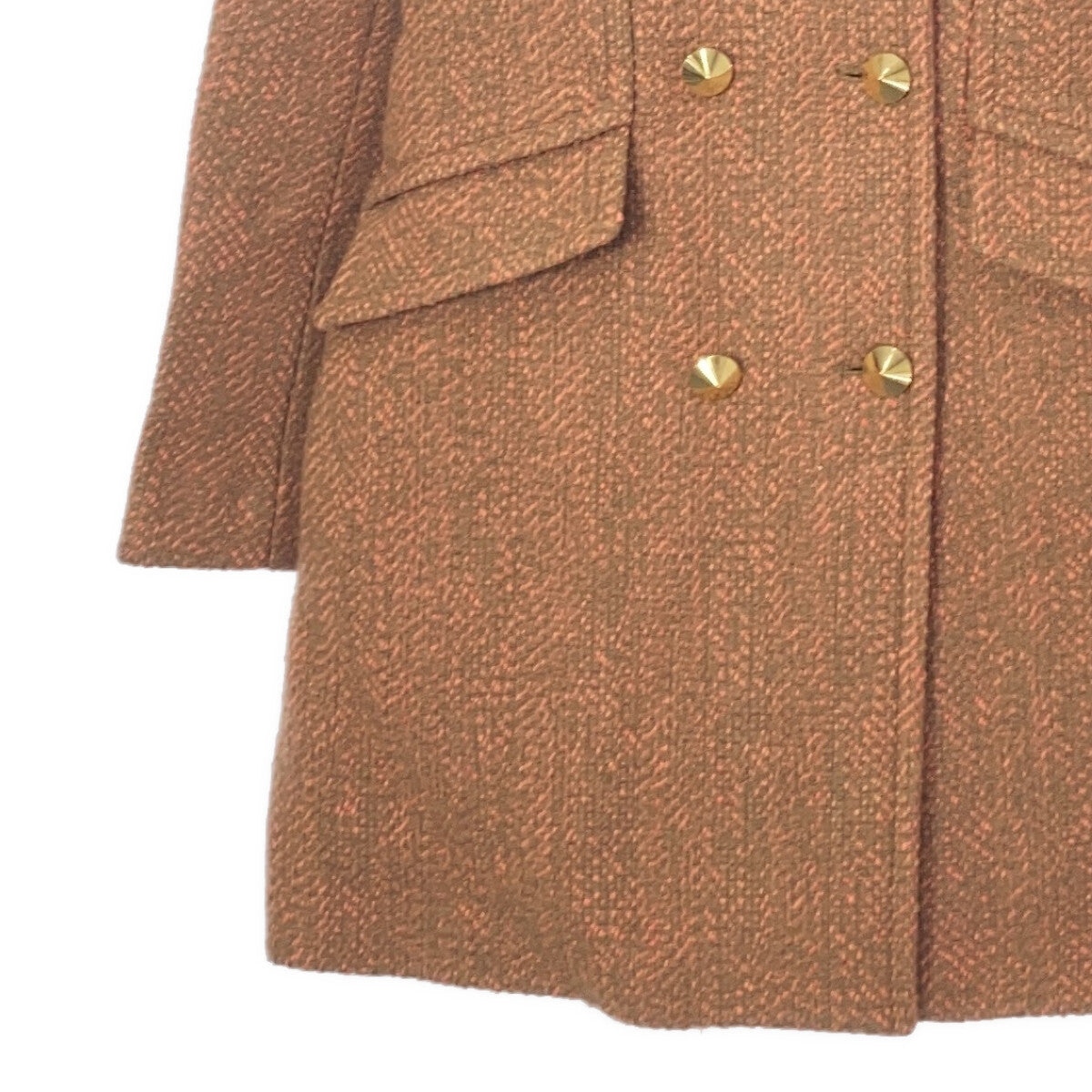 3.1 Phillip Lim |繫腰帶羊毛大衣 | 2 |橘色 |女性的