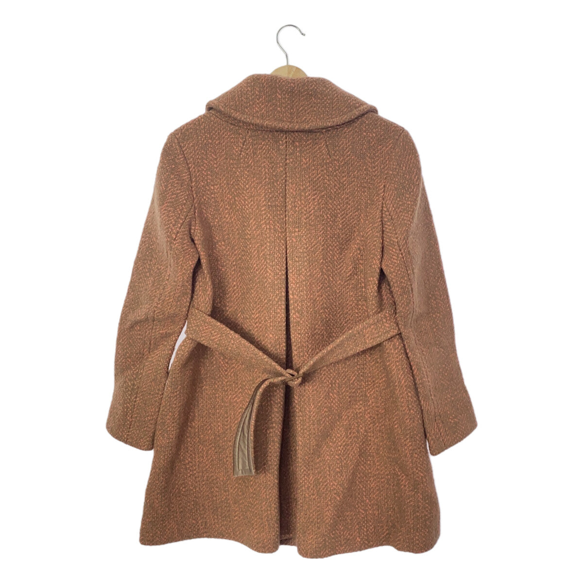 3.1 Phillip Lim |繫腰帶羊毛大衣 | 2 |橘色 |女性的