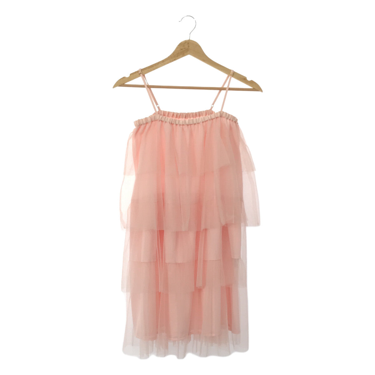 查爾斯查頓 | 2023SS |薄紗分層迷你連身裙 |