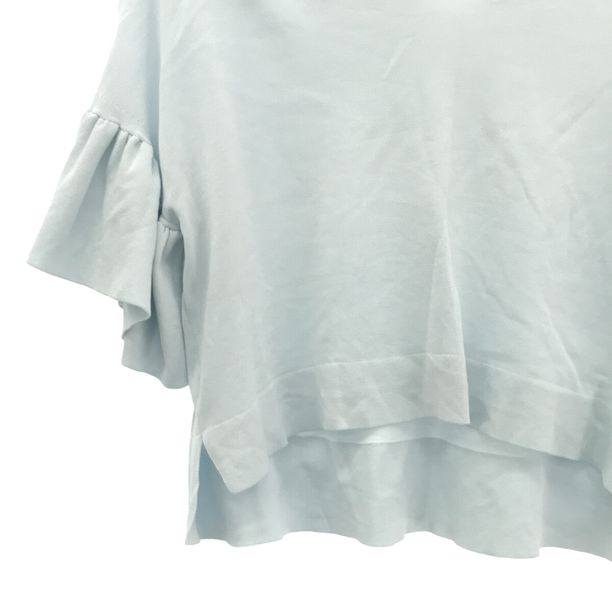 Drawer / 드로어 | V 넥 플레어 슬리브 니트 | 1 | 라이트 블루 | 여성