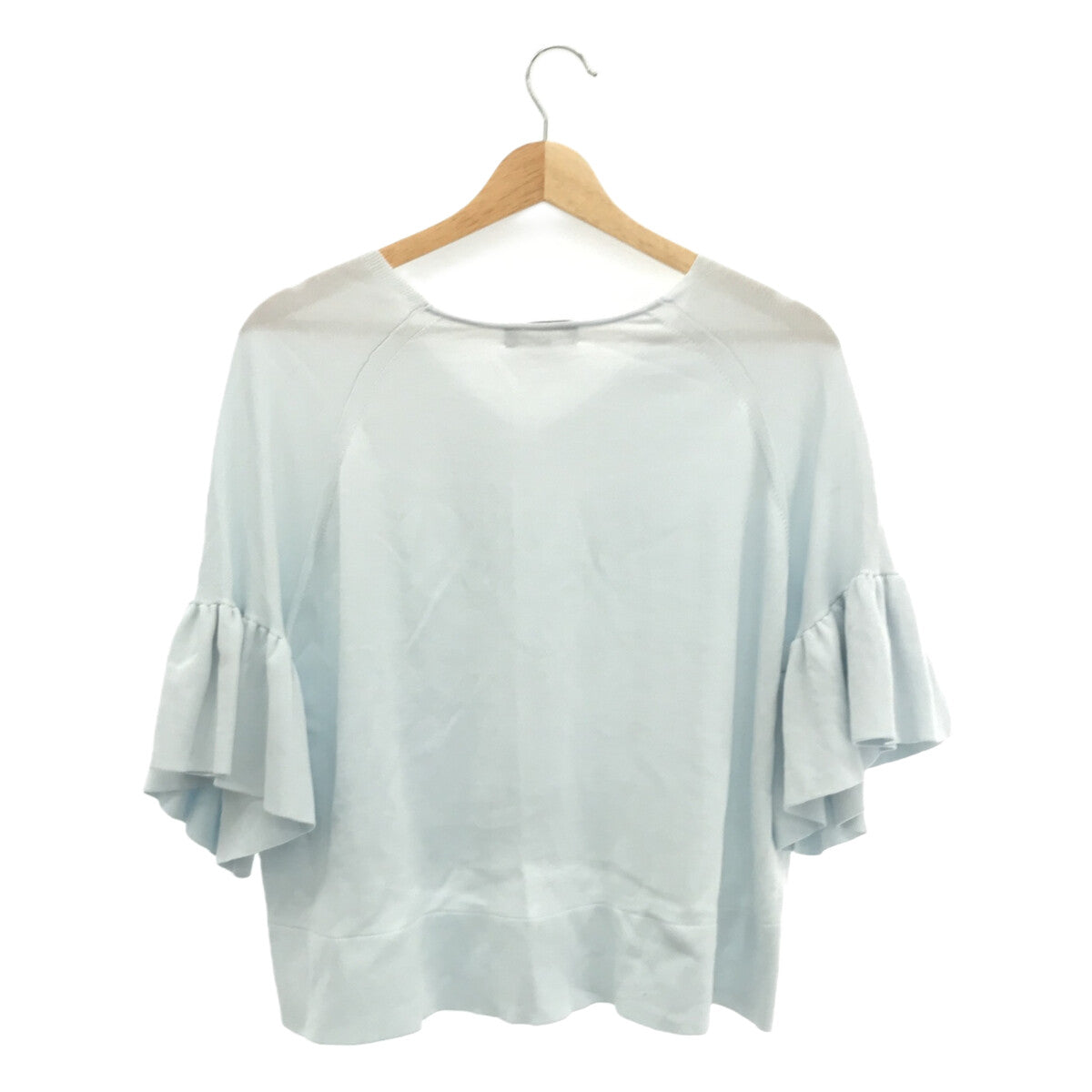 Drawer / 드로어 | V 넥 플레어 슬리브 니트 | 1 | 라이트 블루 | 여성