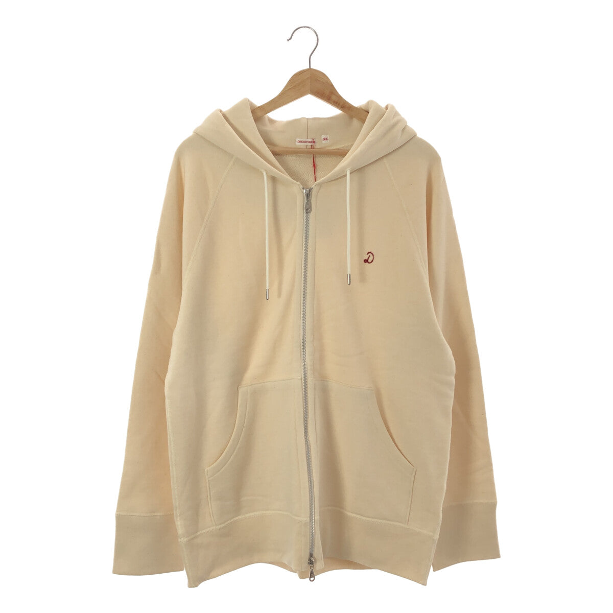 【미품】 DRESSTERIOR / 드레스테리아 | 현지 라이트 Zip Up Parker Unisex | XL | 아이보리 | 여성