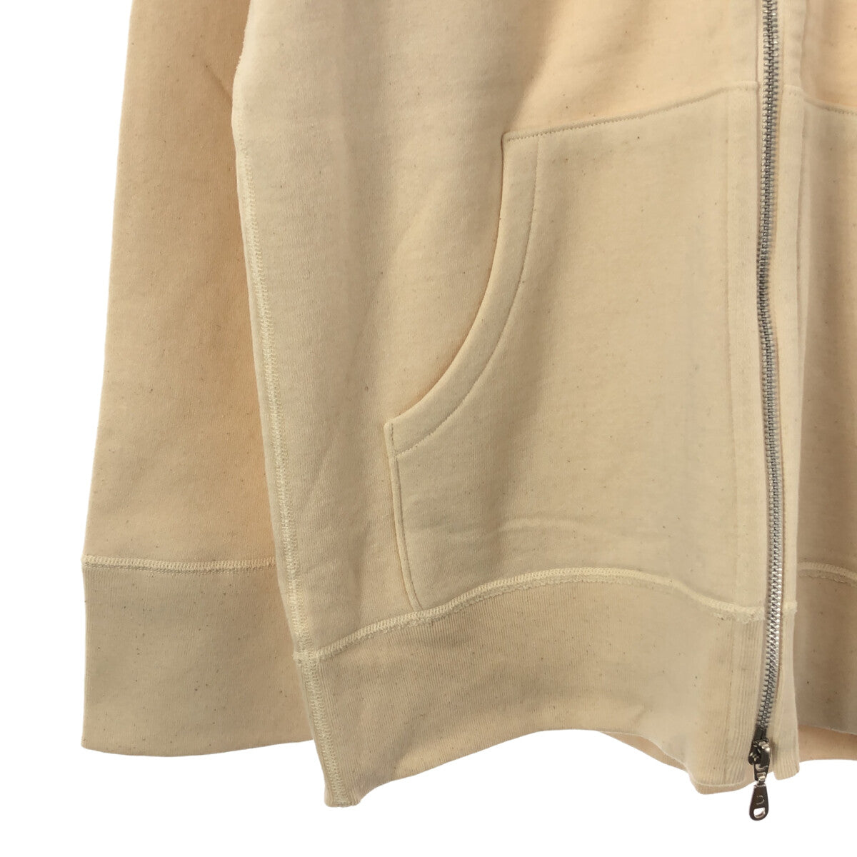 【미품】 DRESSTERIOR / 드레스테리아 | 현지 라이트 Zip Up Parker Unisex | XL | 아이보리 | 여성