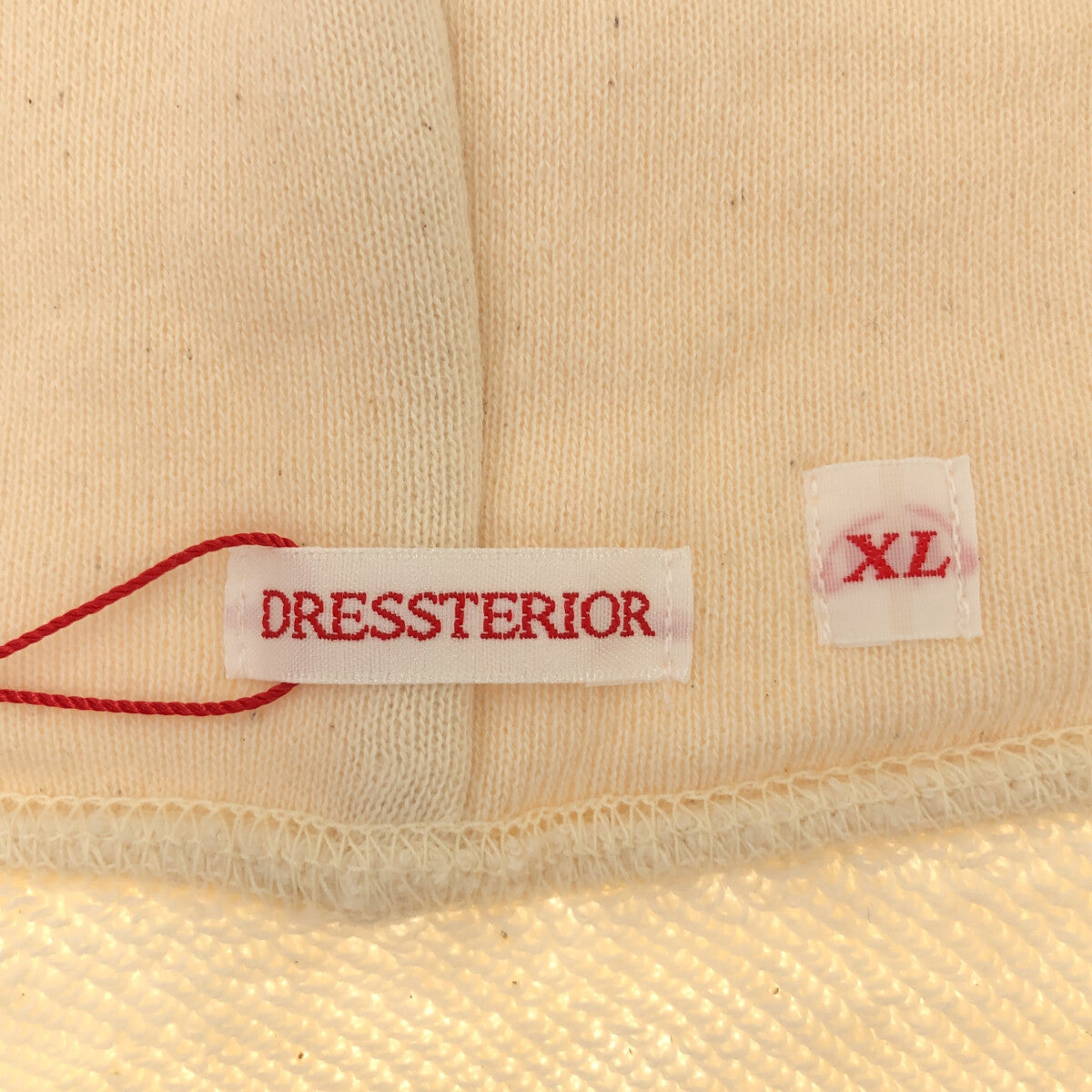 【미품】 DRESSTERIOR / 드레스테리아 | 현지 라이트 Zip Up Parker Unisex | XL | 아이보리 | 여성