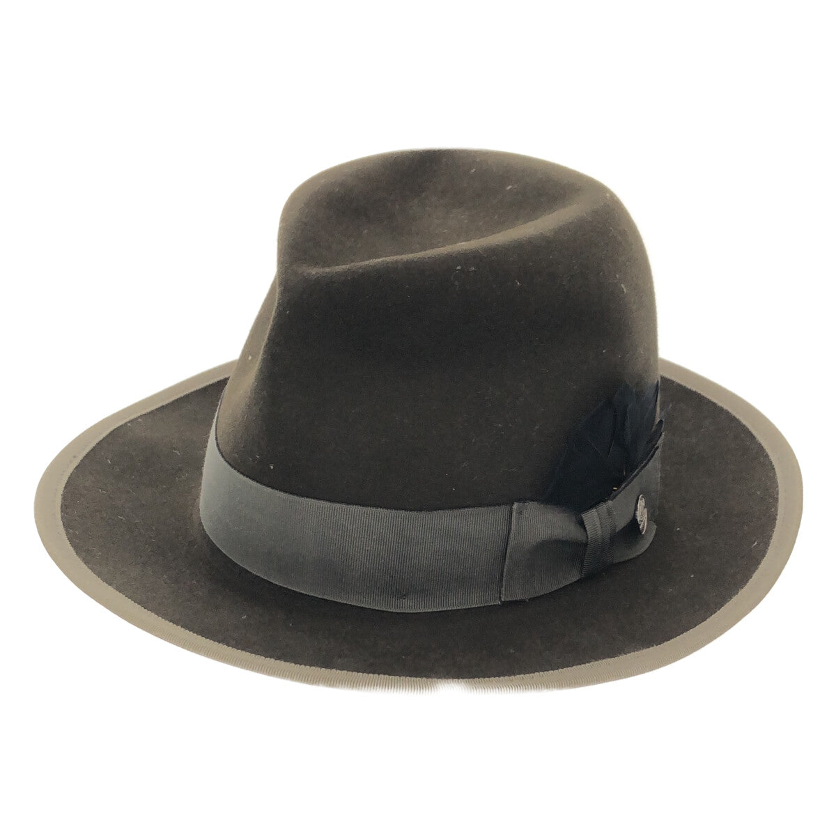 【美品】  STETSON / ステットソン | 150周年記念モデル / PREMIER WHIPPET ROYAL / ウィペット フェルトハット 中折れ帽子 | 59 （7 3/8） | Graphite | メンズ