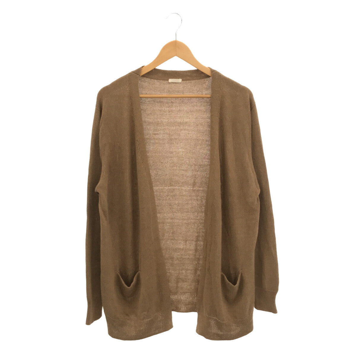 COMOLI ボタンレス 7G SILK CARDIGAN - トップス