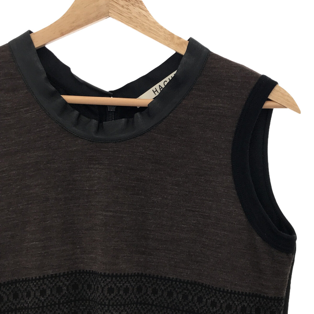 哈奇 |提花側拉鍊無袖連身裙 |尺寸 40 |女性的