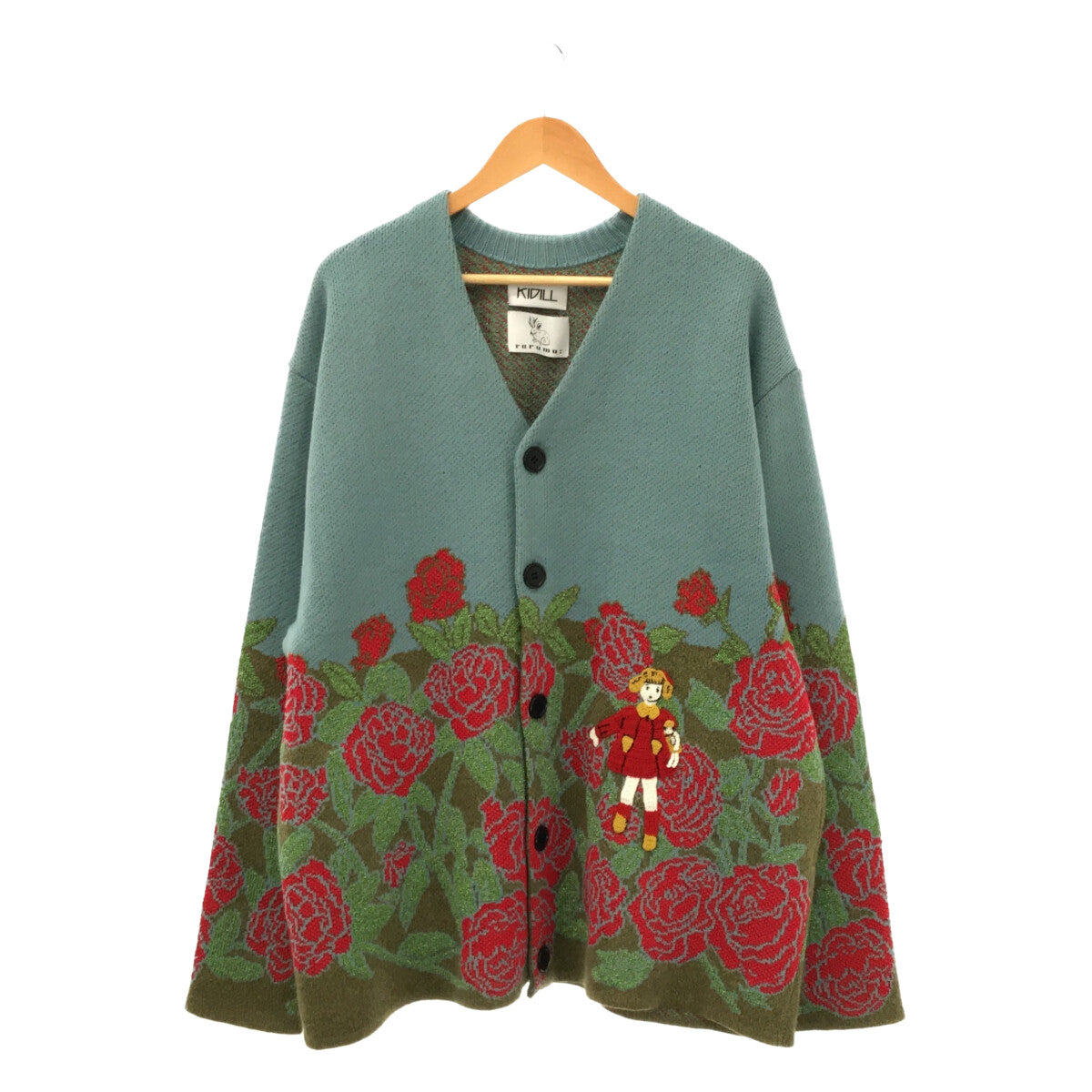 即完売　kidill × rurumu rose garden cardigan