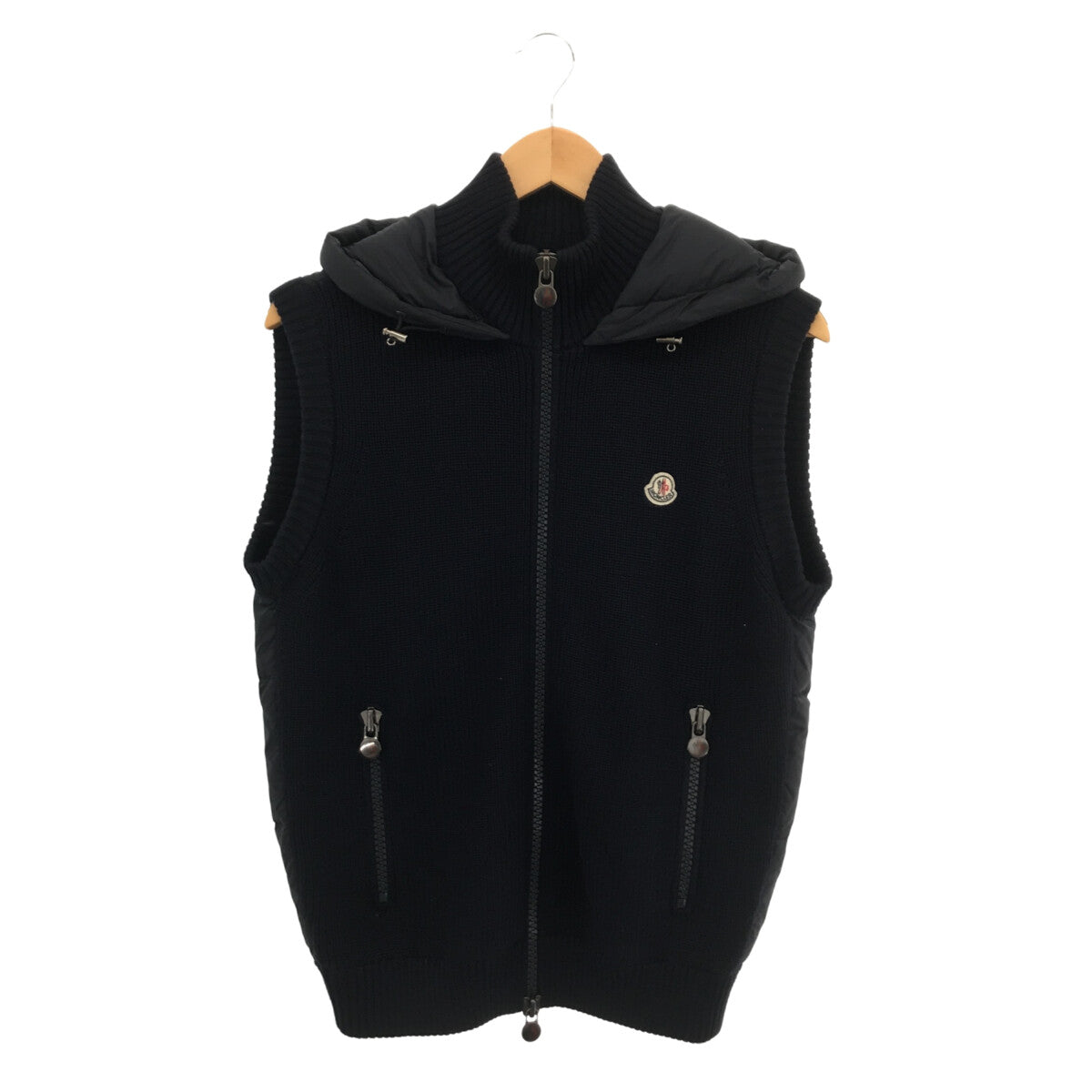 MONCLER / モンクレール | MAGLIONE TRICOT GILET ニット切替ダウン