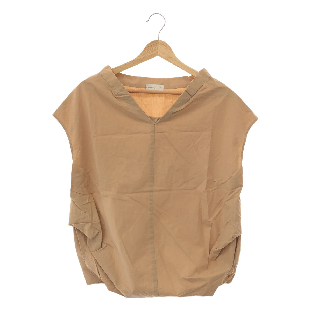 Deuxieme Classe Vネックプルオーバー brown cotton-