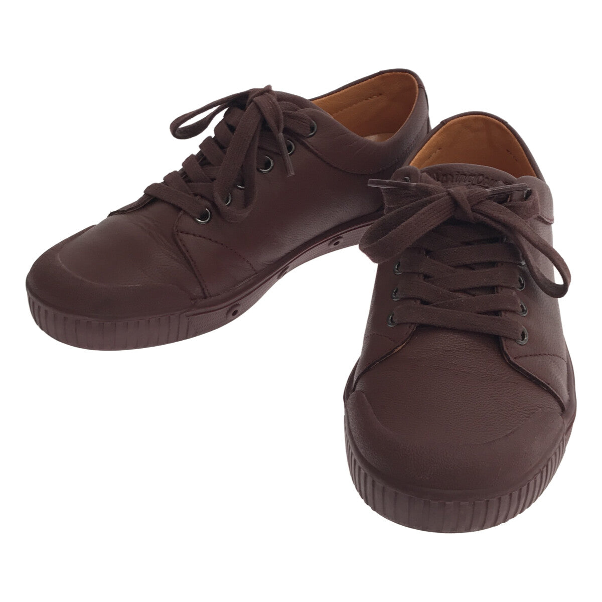 【미품】 SPRING COURT / 스프링 코트 | 가죽 고무창 운동화 | 36 | 와인 레드 | 여성