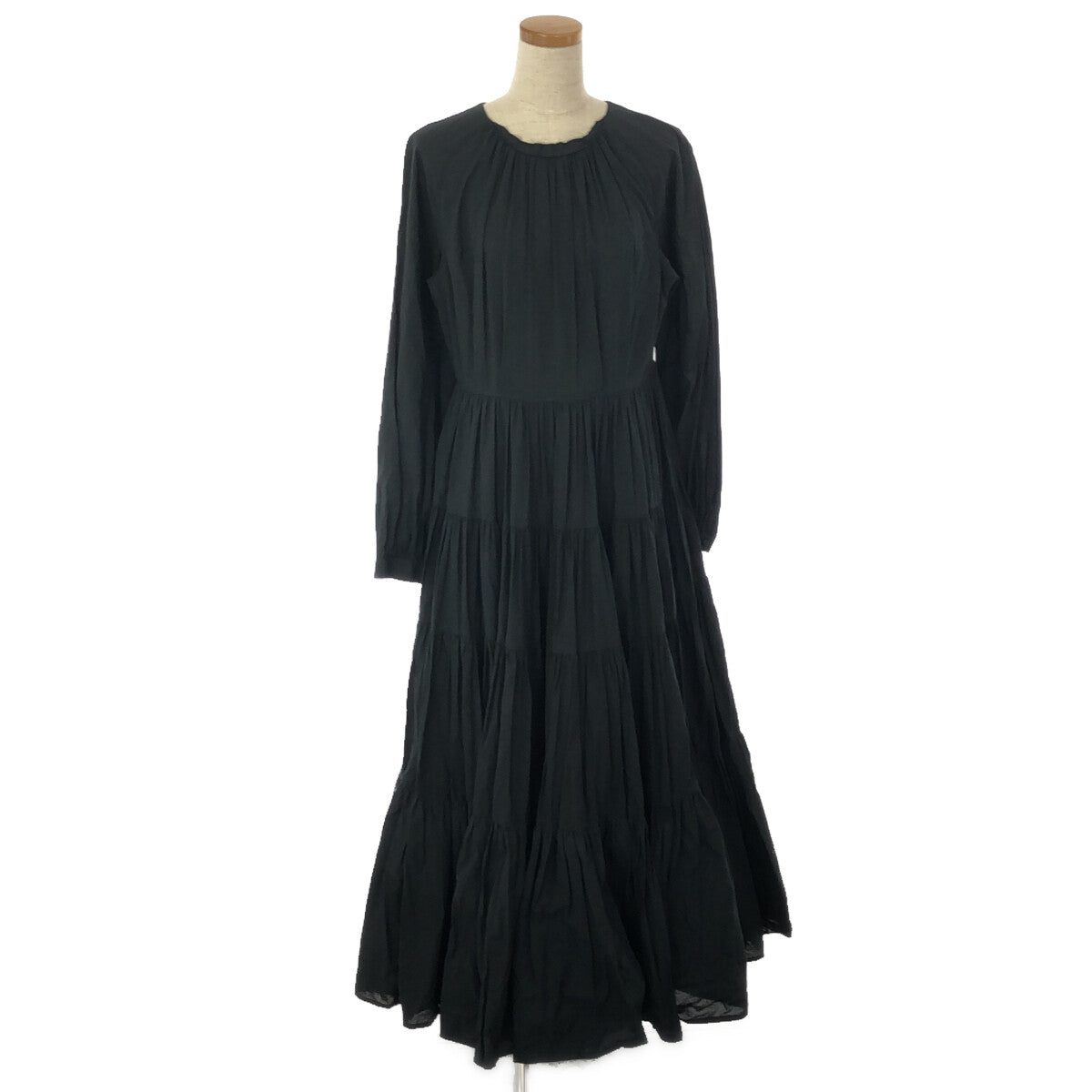 foufou / フーフー | THE DRESS #29 raglan sleeves tiered dress 