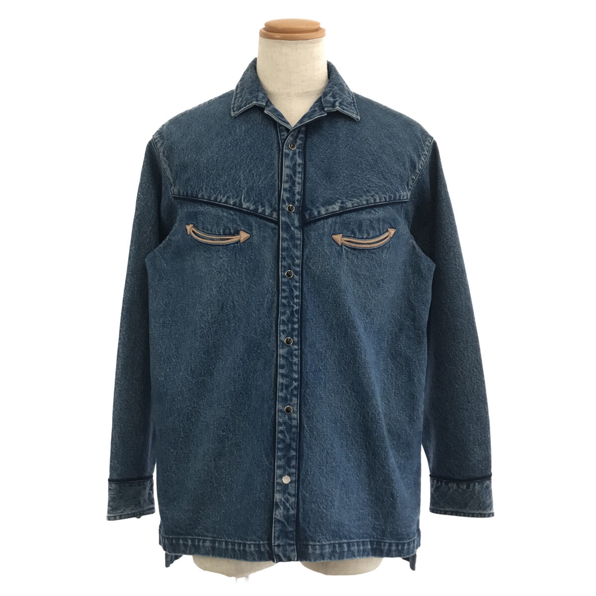 美品】 TANAKA / タナカ | WESTERNER OVERSHIRT / デニムウエスタン