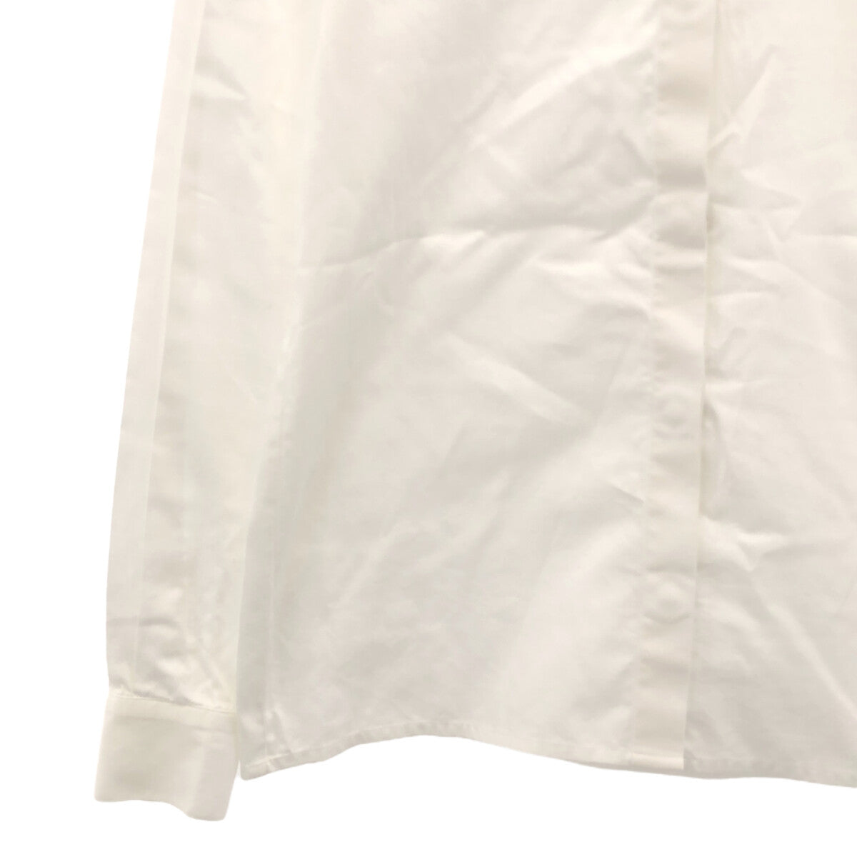 小野友美 |棉質按扣開襟襯衫 |尺寸 38 |女性的