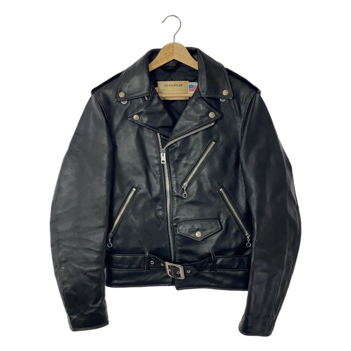 SCHOTT / ショット | 418 leather jacket / ダブルライダース レザー 