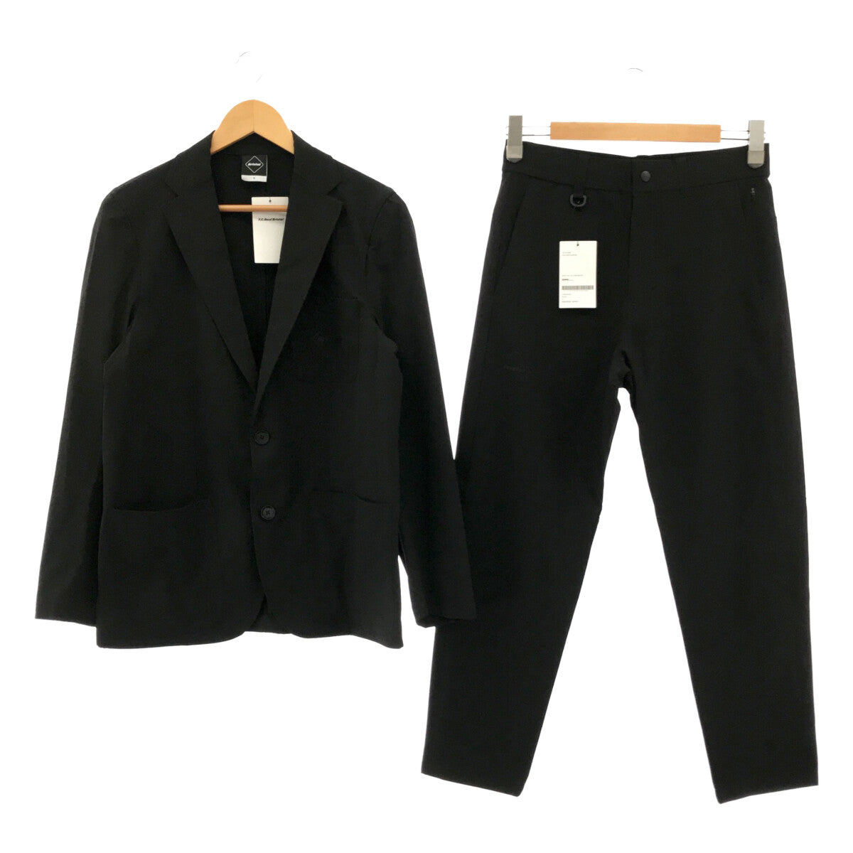 F.C.R.B./F.C.Real Bristol/FCRB エフシーアールビー/エフシーレアルブリストル 22AW TOUR TROUSERS ラバーロゴ付きツアートラウザーパンツ FCRB-222037 カーキ690センチ裾幅