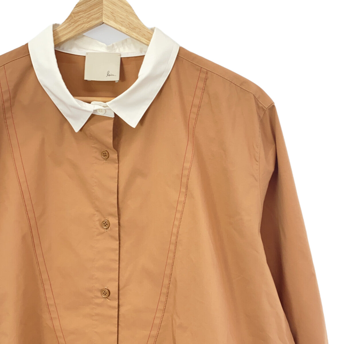 腰部。 / 羅文 |雙色襯衫上衣 | 38 |女性的