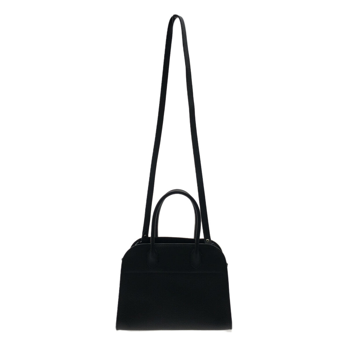 【美品】 THE ROW / ザロウ | W1190L133 2WAY MARGAUX 10 マルゴー10 レザー ショルダー ハンド バッグ |  BLACK PLD | レディース