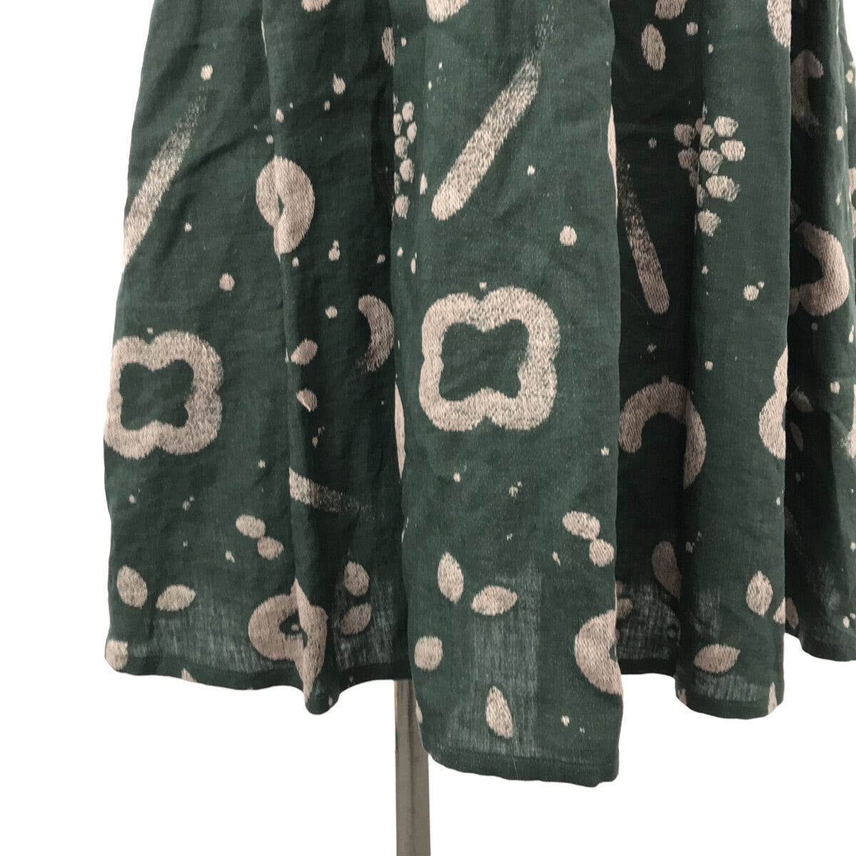 米娜·佩爾霍寧 / 米娜·佩爾霍寧 | 米娜·佩爾霍寧2023SS |花朵宇宙裙 | 36 |苔綠色/淡粉色 |女性的