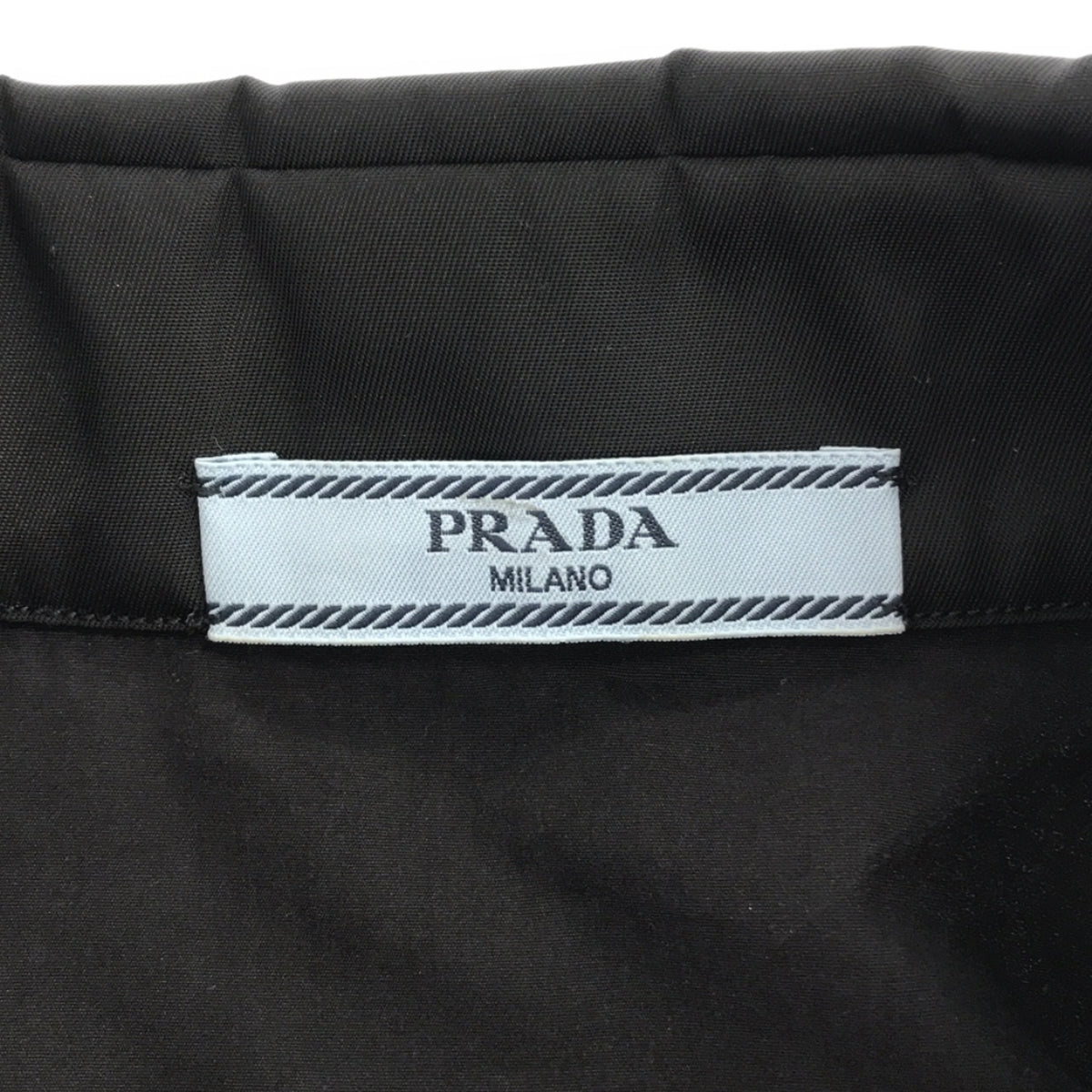 PRADA / Prada | Poplin and Re-nylon Shirt | 38 | Black | Women's