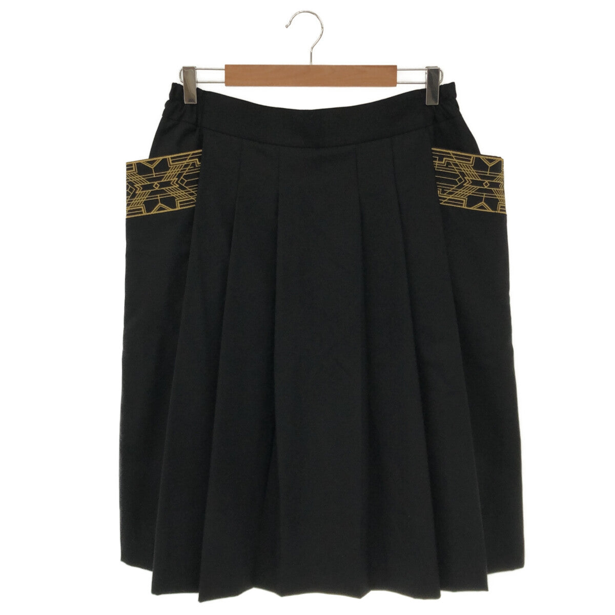 SISE / シセ | ウール カシミヤ 刺繍 レイヤード メンズスカート | 1 