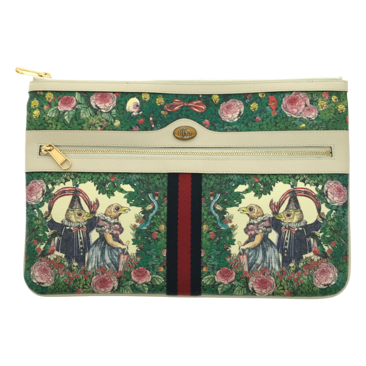 GUCCI / グッチ | 517551 ヒグチユウコ コラボ 総柄 クラッチバッグ 箱