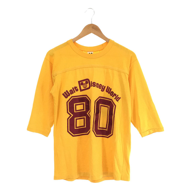VINTAGE / ヴィンテージ古着 | 1980s | 80s ウォルトディズニー ナンバリング 両面 プリント フットボール Tシャツ | L |