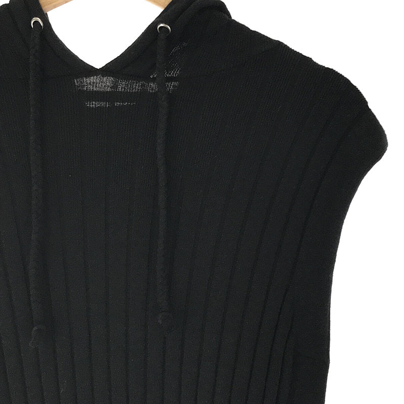 Ameri VINTAGE / 아메리빈티지 | HOODIE LONG LONG TOPS 원피스 | F | 블랙 | 여성