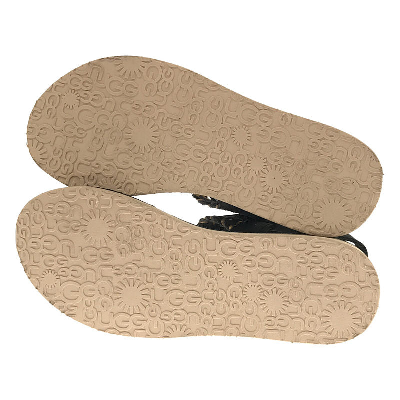 【新品】 UGG / アグ | Elin サンダル | 22 | ブラック | レディース