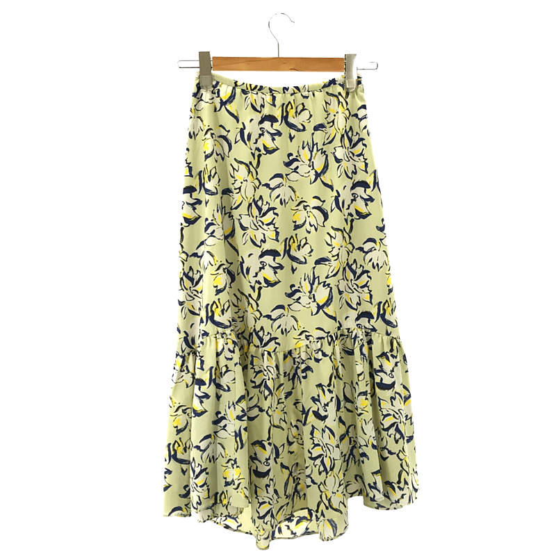 IENA / 예나 | 2021SS | 개더티 아드 스커트 | 34 | 옐로우 | 여성