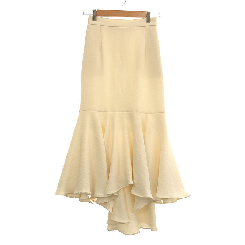 UN3D / 앤슬리드 | 롱 플레어 티어드 스커트 | 38 | 화이트 | 여성