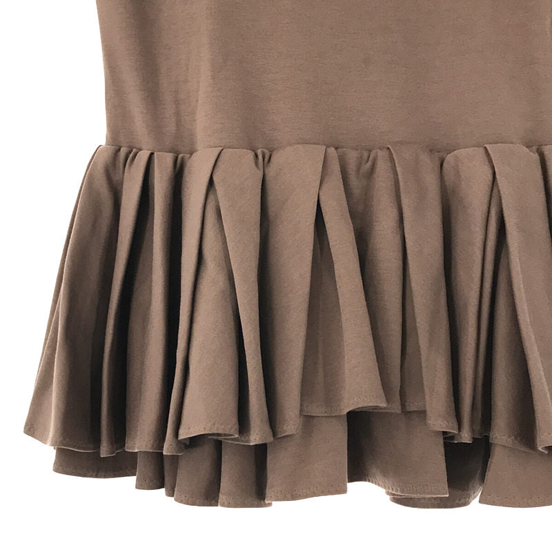 Drawer / 드로어 | 코튼 모크로디 프릴 민소매 풀오버 | 1 | 브라운 | 여성