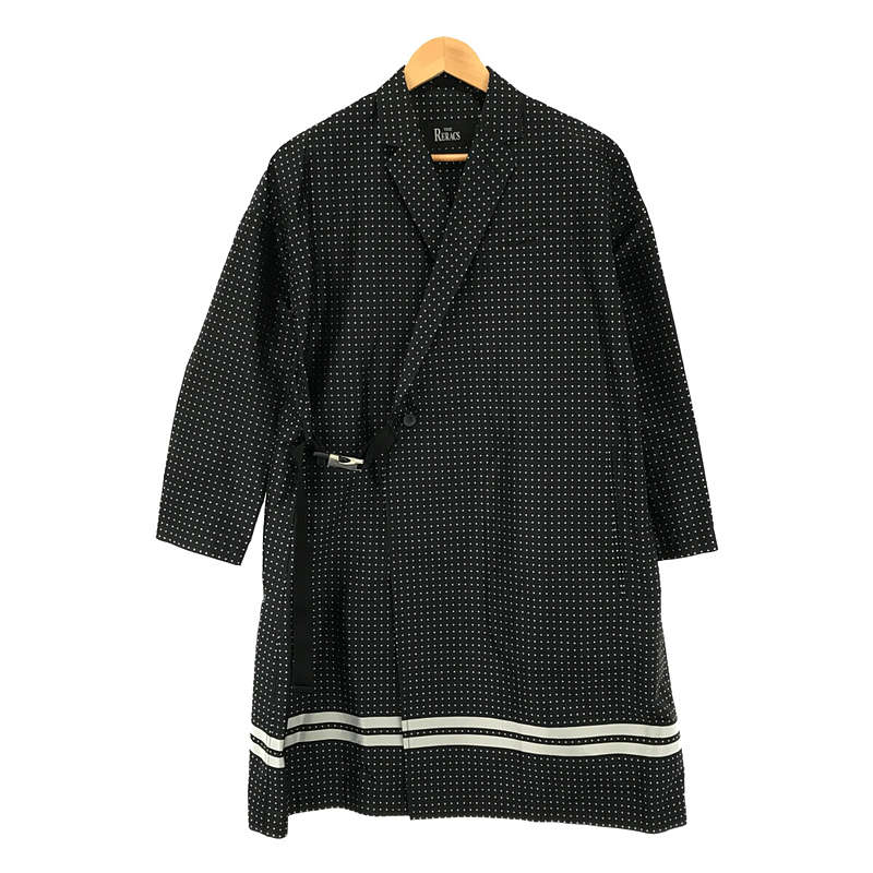 THE RERACS / ザリラクス | LOOSE CHESTERFIELD COAT シルク混紡