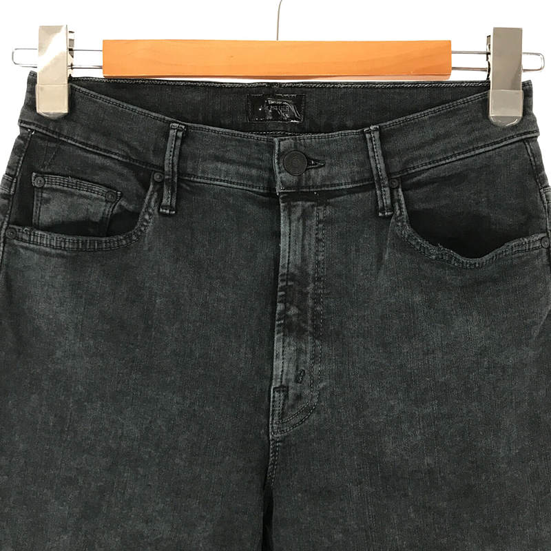 母親 | Deuxieme Classe 褪色黑色 INSIDER CROP INSIDER 九分牛仔褲 | 28 |深灰色 |女性的