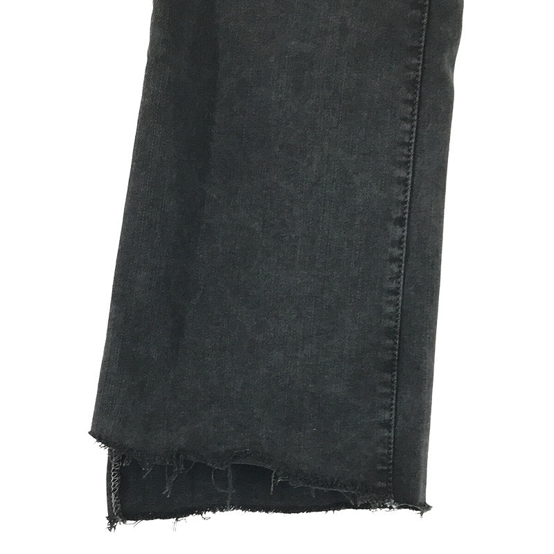 母親 | Deuxieme Classe 褪色黑色 INSIDER CROP INSIDER 九分牛仔褲 | 28 |深灰色 |女性的