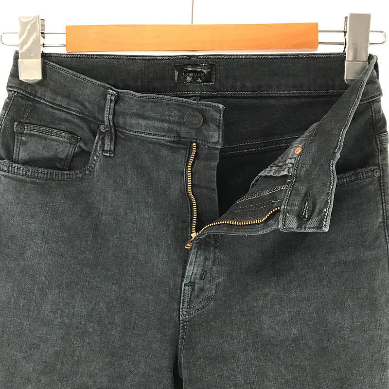 母親 | Deuxieme Classe 褪色黑色 INSIDER CROP INSIDER 九分牛仔褲 | 28 |深灰色 |女性的