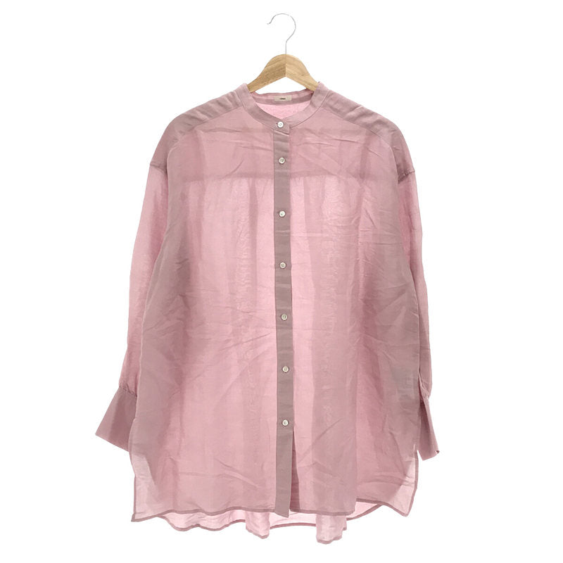 IENA / イエナ | 2022SS | ラミーリヨセルバックギャザーシャツ pink