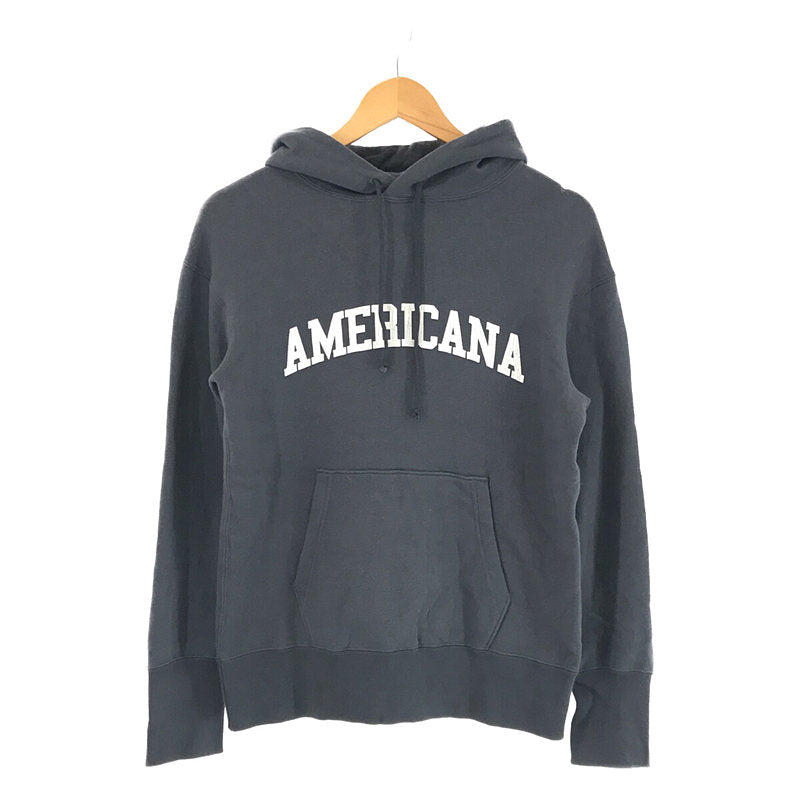 Americana / アメリカーナ | L'Appartement 別注 Logo Parka ロゴ プリント スウェット パーカー | F |