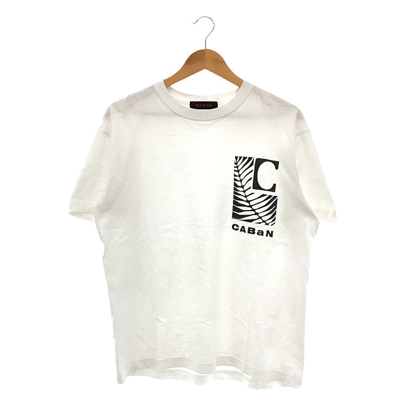 CABaN / キャバン | コットン ロゴ プリント Tシャツ | – KLD