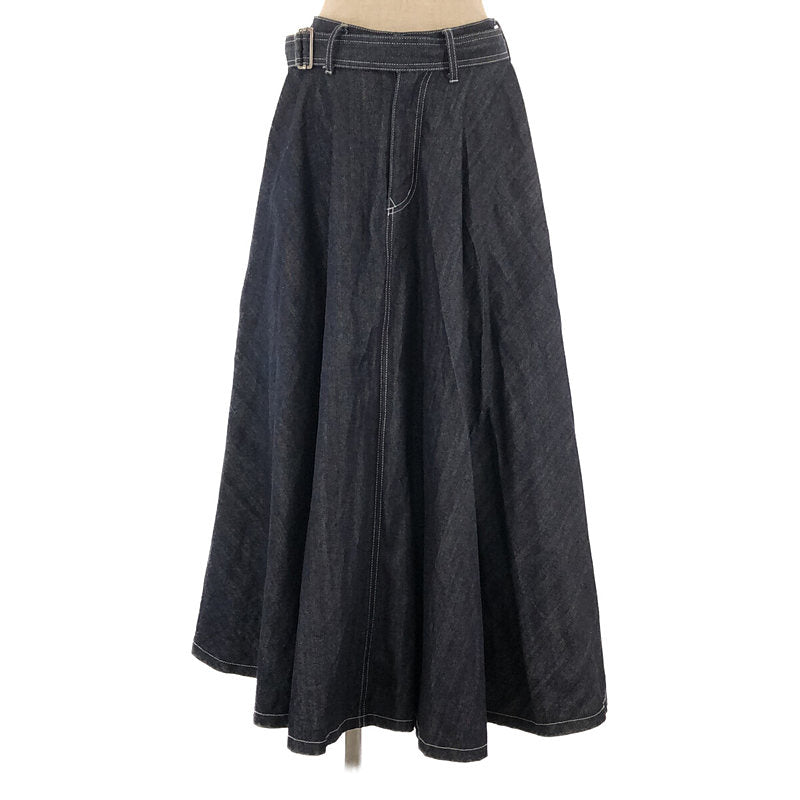 foufou / フーフー | super flare denim skirt スカート | 0 | – KLD