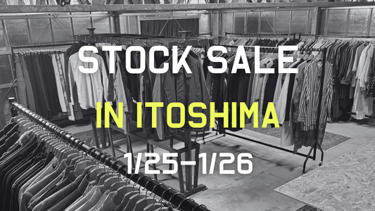 【2025/1/25~】STOCK SALE @糸島市 前原西倉庫