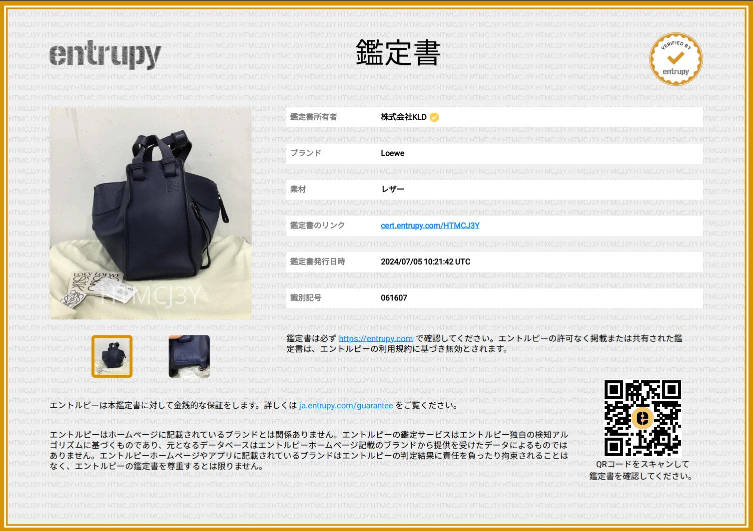 【美品】  LOEWE / ロエベ | 2way ショルダー付き ハンモック スモール レザー ハンドバッグ | ネイビー | レディース