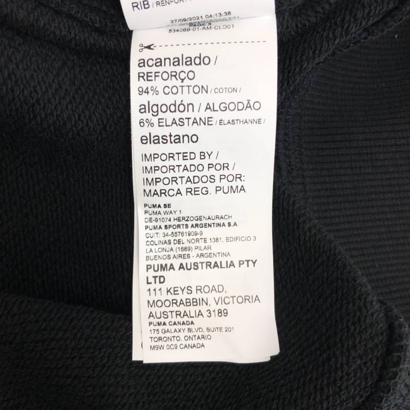 AMI Alexandre Mattiussi / アミ・アレクサンドルマテュッシ | × PUMA / プーマ ロゴ刺しゅう スウェット フーディ プルオーバーパーカー | XXL |