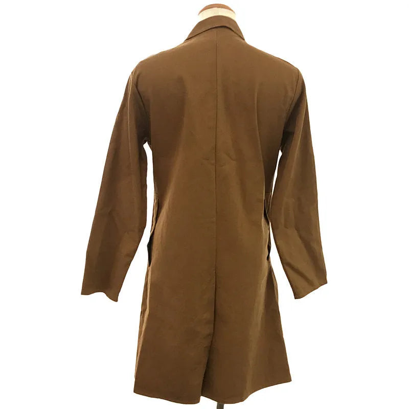 VINTAGE / ヴィンテージ古着 | 推定1970s DEAD STOCK デッドストック Harpoor コットン ツイル バックスリット チェスター ショップコート | M |