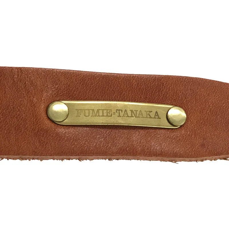 FUMIE=TANAKA / フミエタナカ | ゴールド金具 レザー ベルト