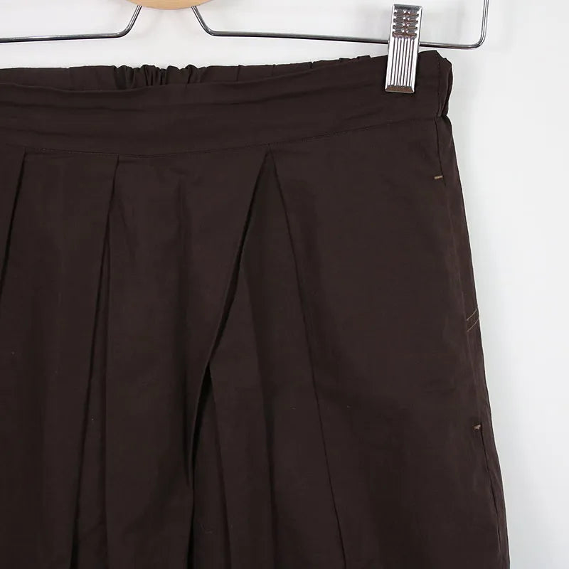 IENA / イエナ | 2019SS | タイプライター タックイージーパンツ | 34 | ブラウン | レディース