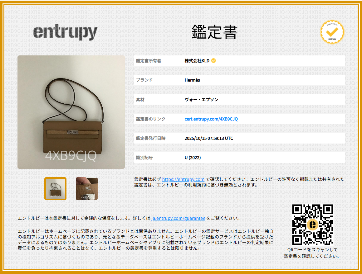 【成色極佳】愛馬仕 Kelly To-Go Touch 錢包，Epsom 皮革，啞光鱷魚皮，銀色五金，單肩背包，U 字標誌，米色，女士