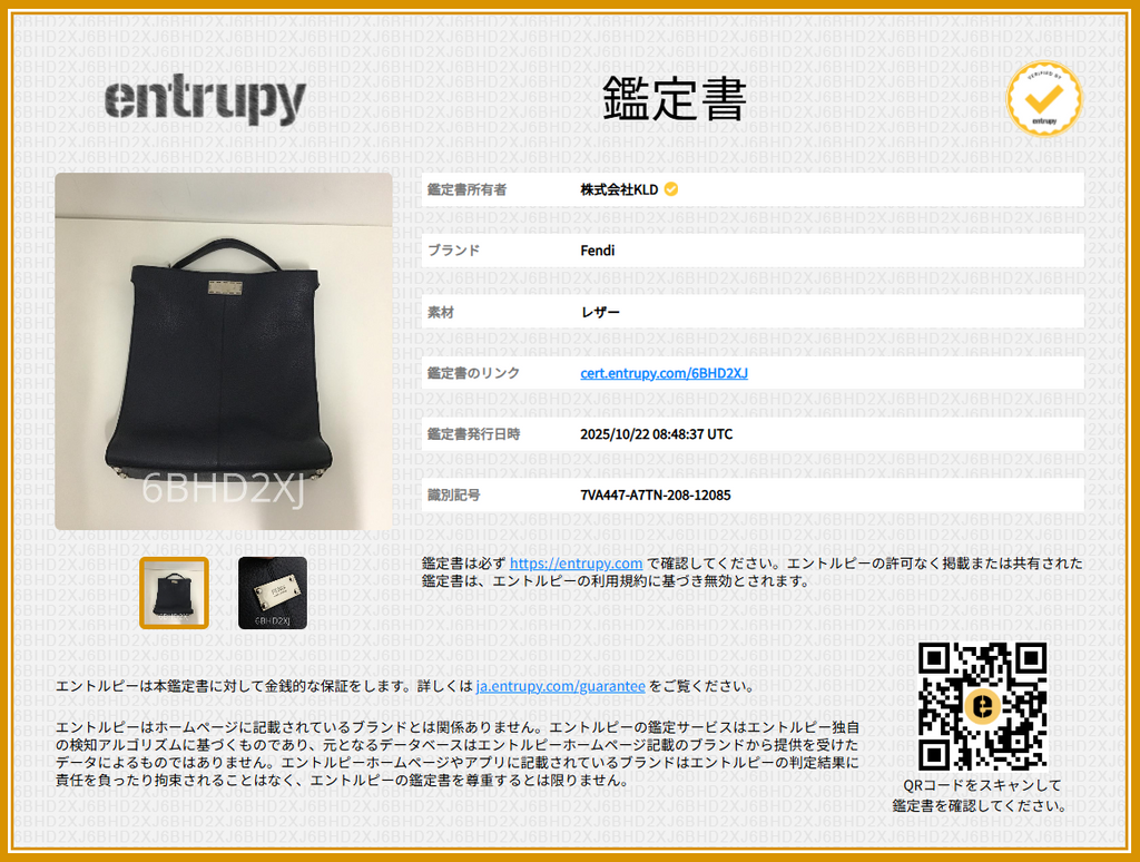 FENDI / フェンディ | 2Way ピーカブー エックスライトフィット バッグ | ネイビー | メンズ